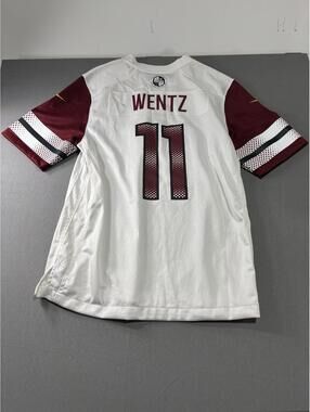 Carson Wentz Washington Commanders Nike NFL White On-Field Jersey Adult Size M